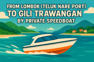From Lombok (Teluk Nare Port) To Gili Trawangan by Private Speedboat