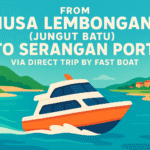 From Nusa Lembongan (Jungut Batu) To Serangan Port via Direct Trip by Fast Boat