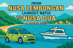 From Nusa Lembongan (Jungut Batu) To Nusa Dua  via Sanur Port