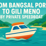 From Bangsal Port To Gili Meno by Private Speedboat
